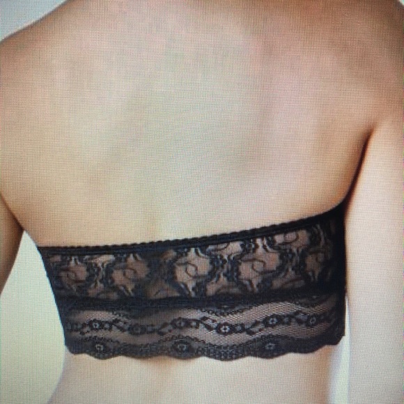 b. Temptd Lace Kiss Sheer Lace Bandeau 9 Night - Picture 2 of 5